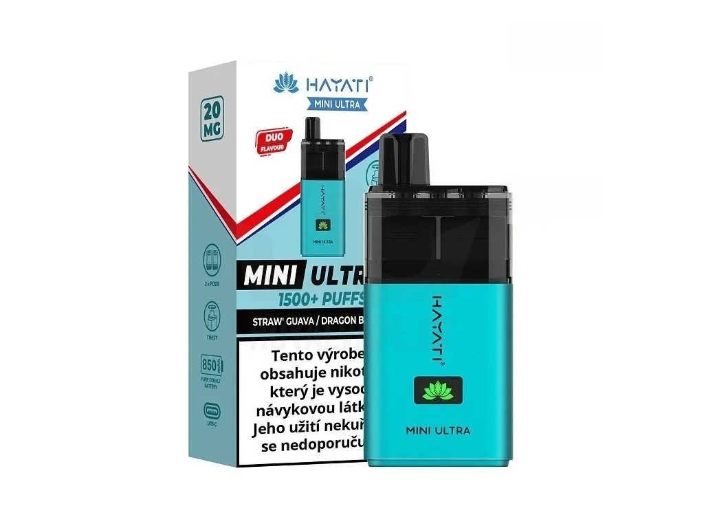 Hayati Mini Ultra 1500 - Strawberry Guava Dragon Berries