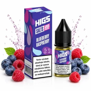 HIGS Salts Blueberry Raspberry 20mg 10ml Borůvky s malinami
