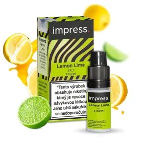 Impress Salt Lemon Lime 10ml 5mg Citron a limetka