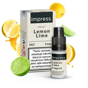 Impress Salt Lemon Lime (Citron a limetka) 10ml 5mg