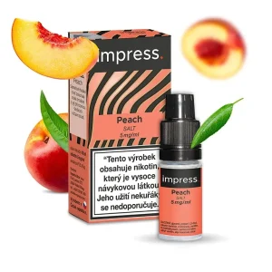 Impress Salt Peach 10ml 5mg Broskev