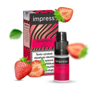 Impress Salt Strawberry 10ml 10mg Ledová jahoda