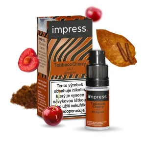 Impress Salt Tobacco Cherry 10ml 20mg Tabák s třešní