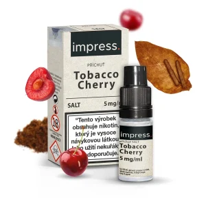 Impress Salt Tobacco Cherry (Tabák s třešní) 10ml 20mg