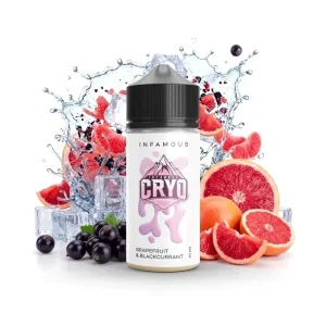 Infamous CRYO S&V Grapefruit Blackcurrant 10ml vychlazený grep s černým rybízem
