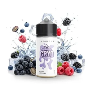 Infamous CRYO S&V Grapes Berries 10ml Ledové hroznové víno s lesními plody