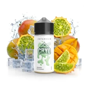 Infamous CRYO S&V Mango Kiwano 10ml Chladivé Kiwano s mangem