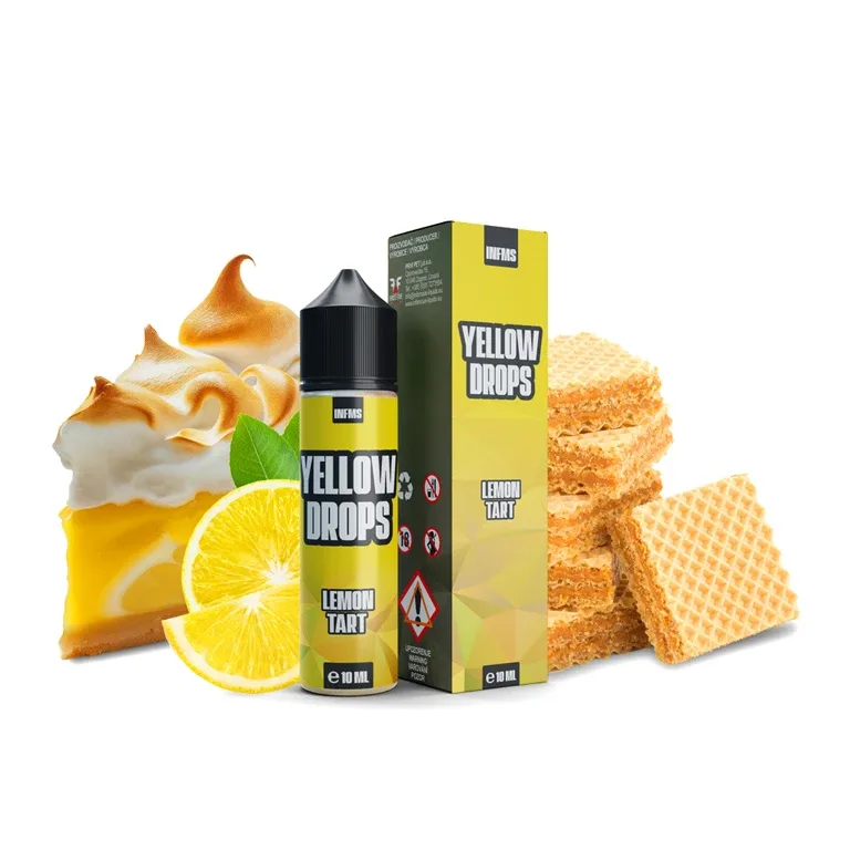 Infamous Drops - S&V - Yellow Drops - 10ml KR Citronový koláč