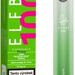 Jednorázová elektronická cigareta Elf Bar 1000 Kiwi Passion Fruit Guava 20mg