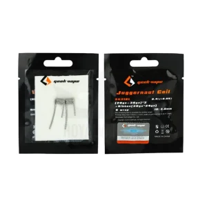 Juggernaut SS316L (28GA+38GA)*2 + Ribbon (38GA*24GA) 0,4ohm - Předmotané spirály GeekVape