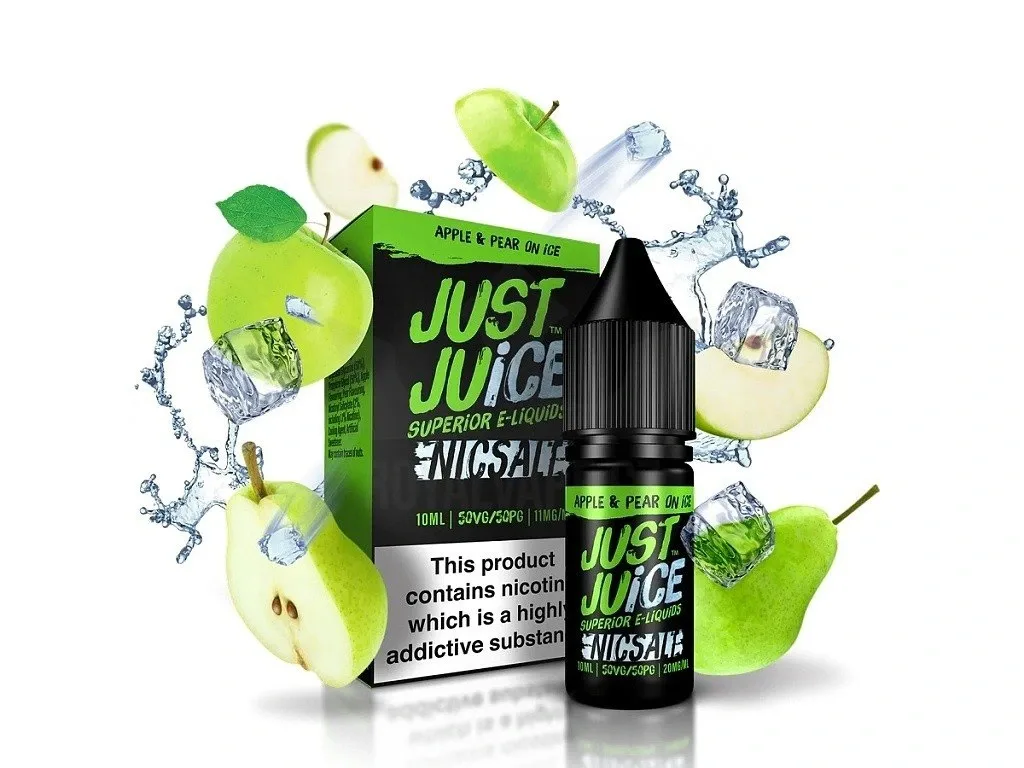 Just Juice Salt - E-liquid - Apple & Pear On Ice (Ledové jablko a hruška)