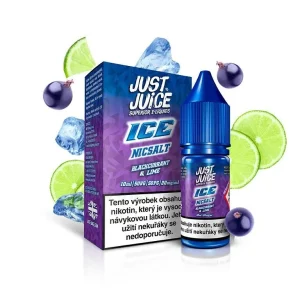Just Juice Salt - E-liquid - ICE Blackcurrant & Lime (Ledový černý rybíz s limetkou)