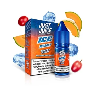 Just Juice Salt - E-liquid - ICE Grape & Melon (Ledové hroznové víno s cukrovým melounem)