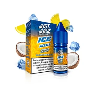 Just Juice Salt ICE Citron & Coconut (Ledový citron & kokos) 10ml 11mg