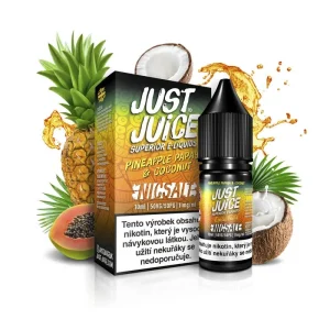 Just Juice Salt Pineapple, Papaya & Coconut (Ananas, papája & kokos) 10ml 11mg