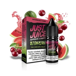 Just Juice Salt Watermelon & Cherry (Vodní meloun & třešeň) 10ml 20mg