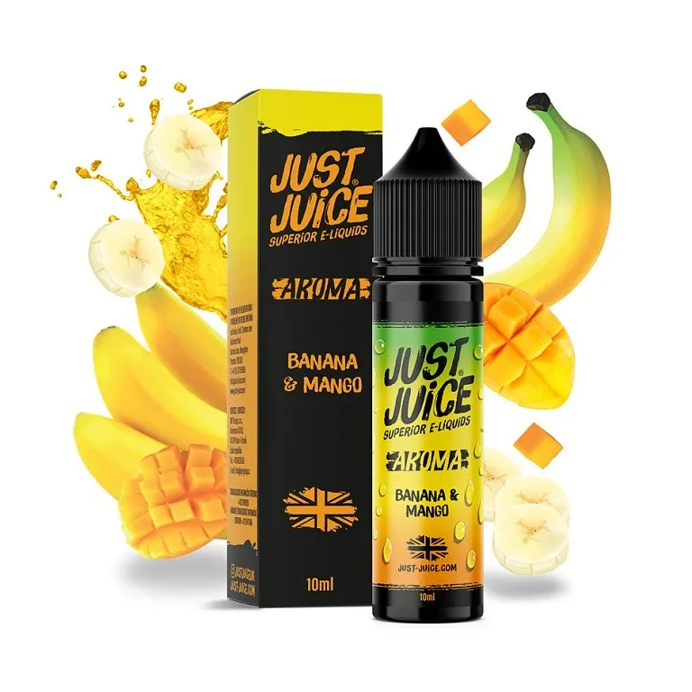 Just Juice - Shake & Vape - Banana & Mango - 10ml Banán & mango