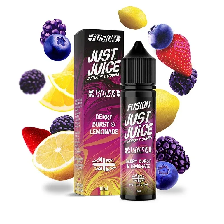 Just Juice - Shake & Vape - Fusion Berry Burst & Lemon - 10ml