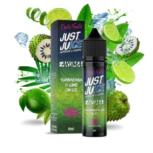 Just Juice - Shake & Vape - Guanabana & Lime on ICE - 10ml Ledová limetka s graviolou