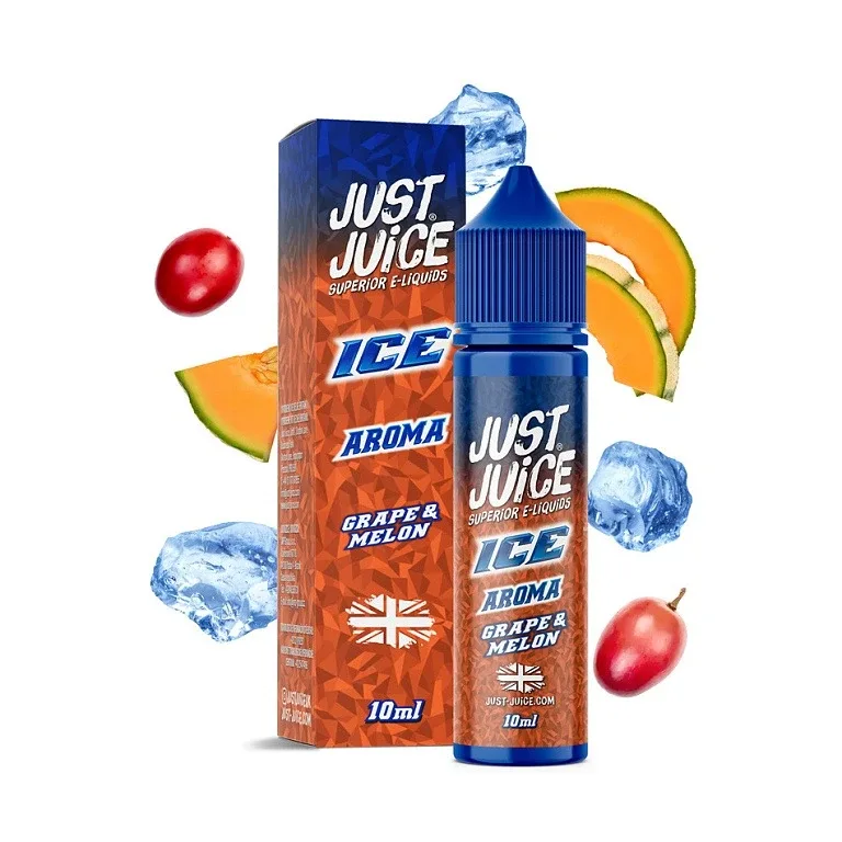 Just Juice - Shake & Vape - ICE Grape & Melon - 10ml Ledové hroznové víno & cukrový meloun
