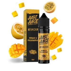 Just Juice - Shake & Vape - Mango & Passion Fruit - 10ml Mango & marakuja