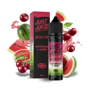 Just Juice - Shake & Vape - Watermelon & Cherry - 10ml Vodní meloun & třešeň