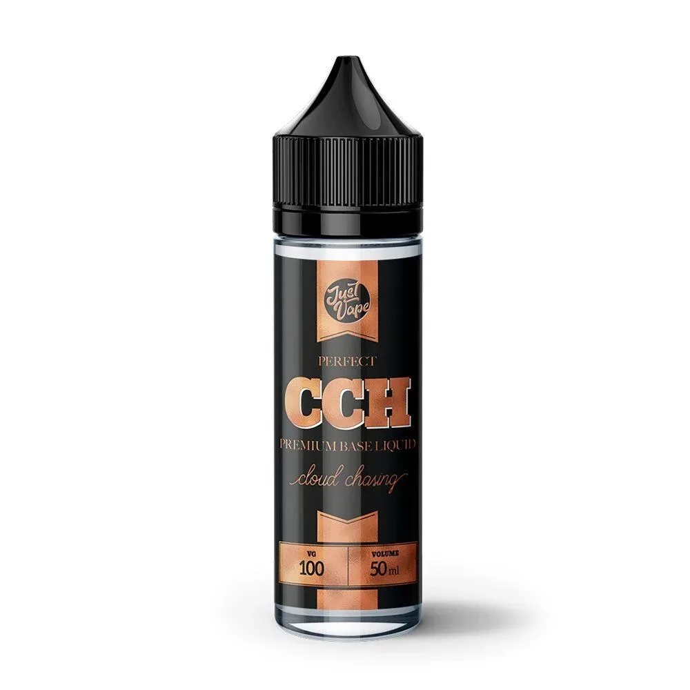 JustVape CCH beznikotinová báze (100VG/0PG) 50ml objem 50ml kolek R