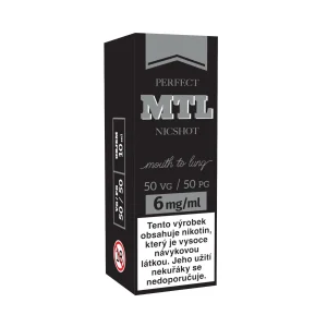 JustVape MTL NicShot (50VG/50PG) 10ml 6mg