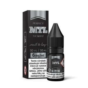JustVape MTL NicShot 50VG 50PG 10ml 6mg Booster báze
