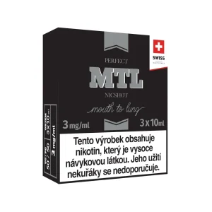 JustVape MTL NicShot (50VG/50PG) 3x10ml 3mg