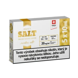 JustVape - MTL Salt - VG50/PG50 - 5x10ml - 20mg Salt-nikotinový Booster