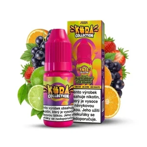 Kura Collection Blackcurrant Strawberry Lime Orange 10ml 16.2mg Černý rybíz, Jahoda, Limetka, Pomeranč