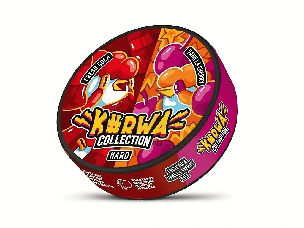 Kurwa Collection - nikotinové sáčky - Fresh Cola Vanilla Cherry