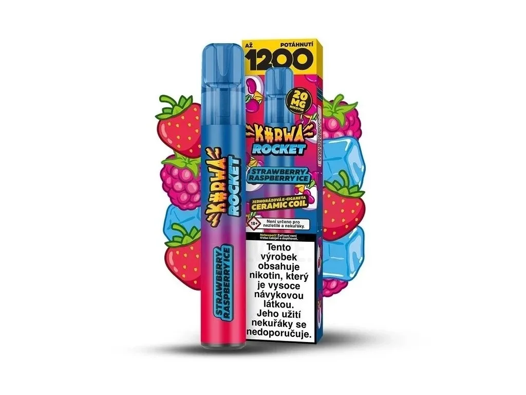 Kurwa Rocket - Strawberry Raspberry ICE