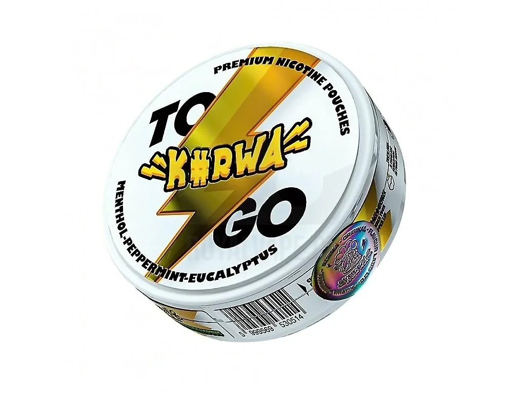 Kurwa To Go - nikotinové sáčky - Menthol Peppermint Eucalyptus STRONG
