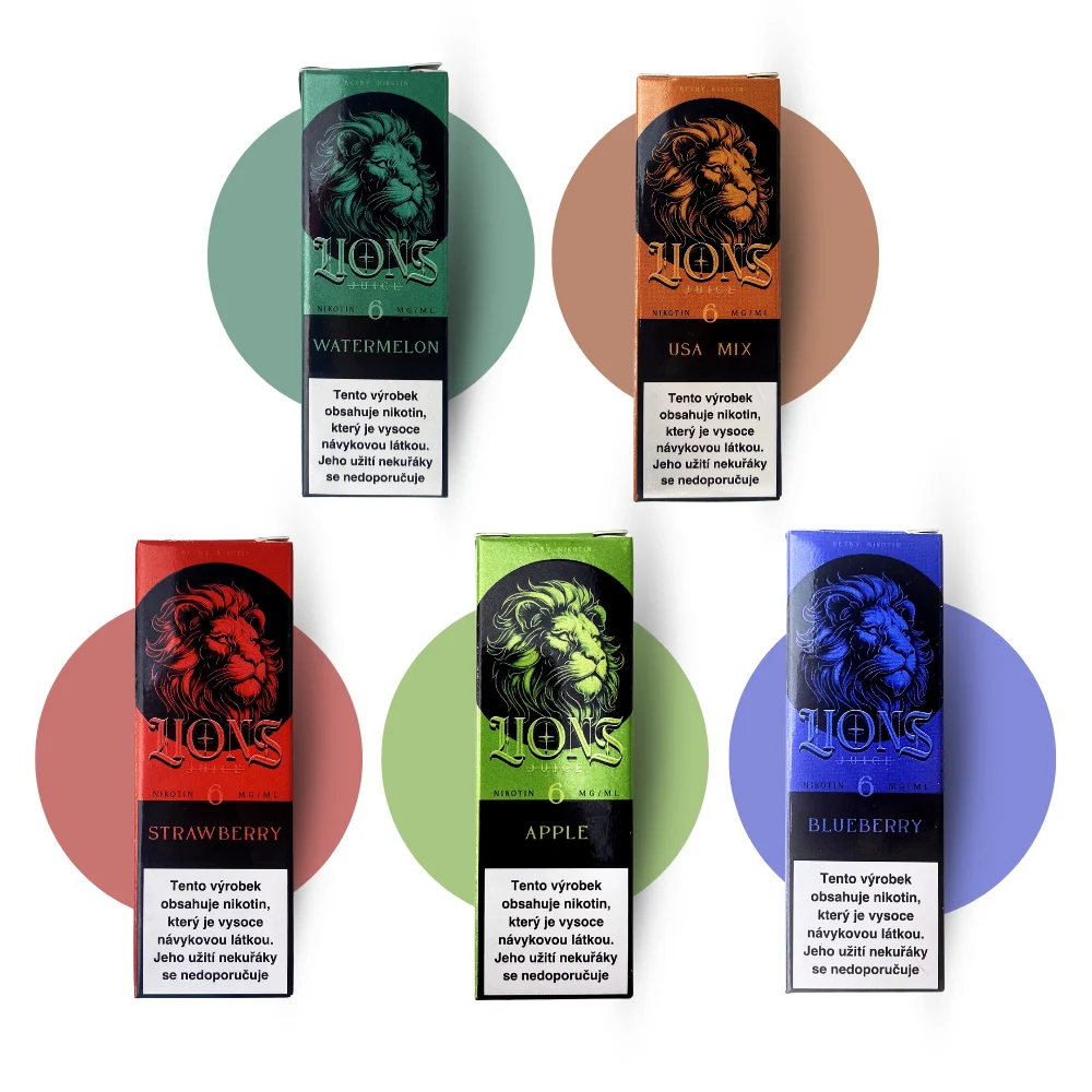 Lions Juice 10ml – náplň pro e-cigarety