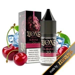 Lions Juice Salt - Scaramax - 10mg Třešeň, Chladivá složka (ICE)