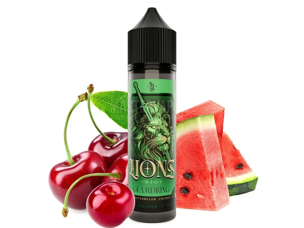 Lions Juice - S&V - Glamdring - 10ml Vodní meloun s třešní