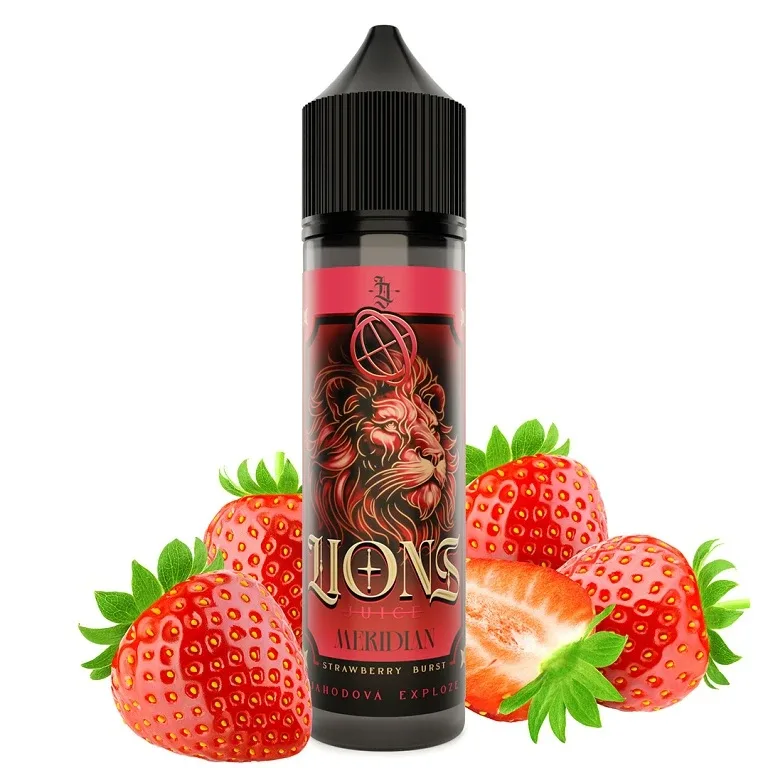 Lions Juice - S&V - Meridian - 10ml Jahodová exploze