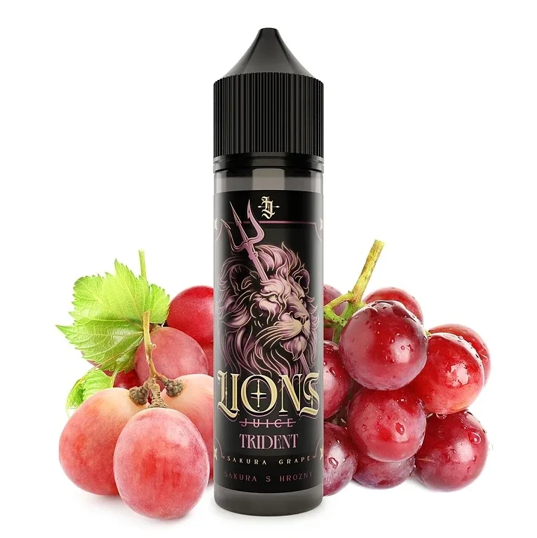 Lions Juice - S&V - Trident (Hroznové víno s nádechem Sakury) - 10ml Hroznové víno, Sakura