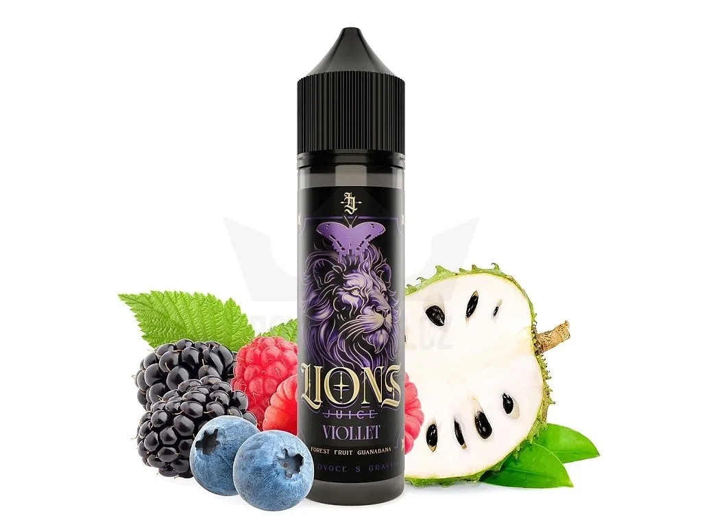 Lions Juice - S&V - Viollet (Lesní ovoce s Graviolou)