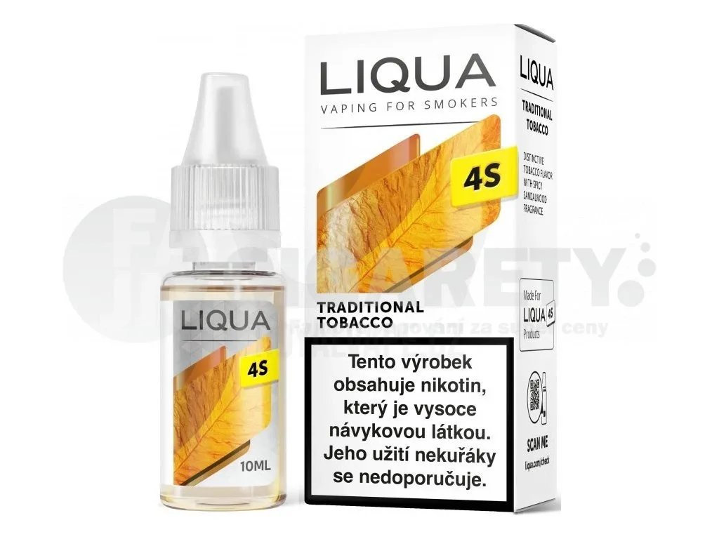 Liqua 4S Traditional Tobacco 20mg