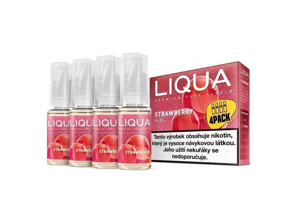 Liqua 4x10 Strawberry 12mg