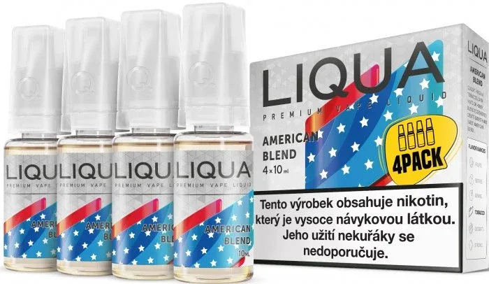 Liqua 4x10ml American Blend 6mg
