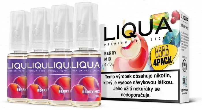 Liqua 4x10ml Berry Mix 6mg - PO EXPIRACI