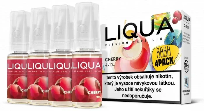 Liqua 4x10ml Cherry 3mg - PO EXPIRACI
