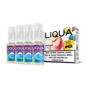 Liqua 4x10ml Menthol 3mg
