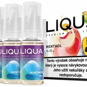 Liqua 4x10ml Menthol 6mg