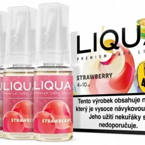 Liqua 4x10ml Strawberry 3mg