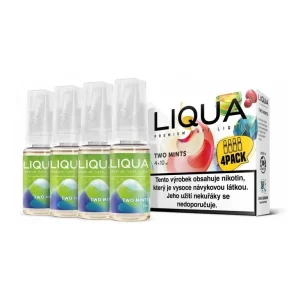 Liqua 4x10ml Two Mints 3mg